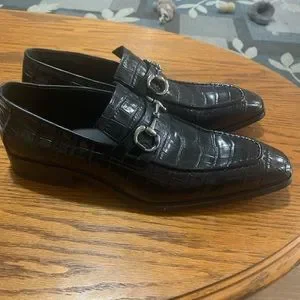 Carrucci | Shoes | Mens Black Loafers Carrucci Made In Italy  display picture 3